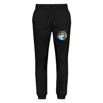Fisherman Angler Fish Hook Fishing - Stanley/Stella Mover Unisex Organic Jogging Trousers - black - Front - Marisol (170cm) & Nik (191cm)