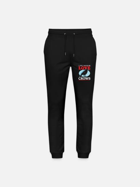 Crows Black Ravens Birds Gifts - Stanley/Stella Mover Unisex Organic Jogging Trousers - black