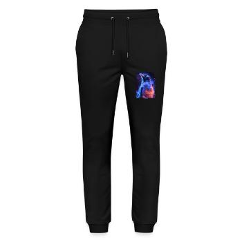 Penguin - Stanley/Stella Mover Unisex Organic Jogging Trousers - black - Front - Marisol (170cm) & Nik (191cm)