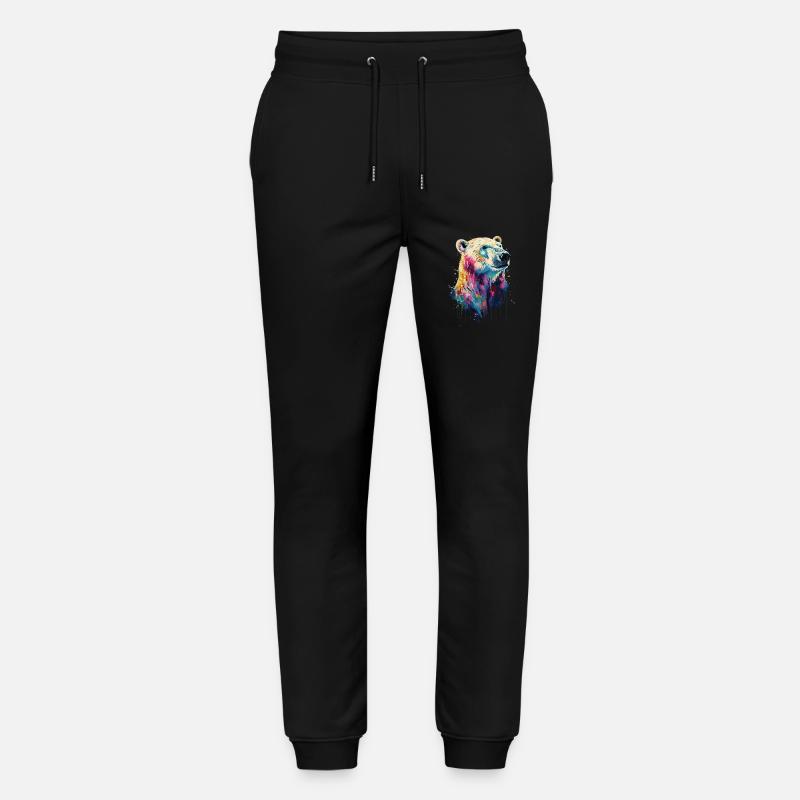 Eisbär - Stanley/Stella Unisex Bio Jogginghose Mover  - Schwarz
