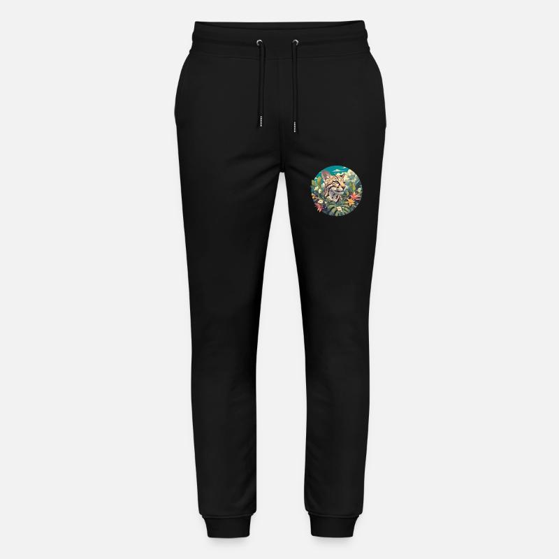 Ocelots Ocelot - Stanley/Stella Mover Unisex Organic Jogging Trousers - black