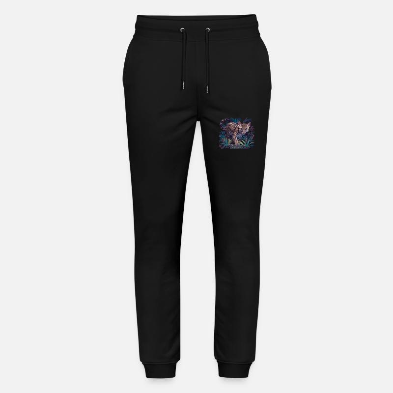 Ocelots Ocelot - Stanley/Stella Mover Unisex Organic Jogging Trousers - black