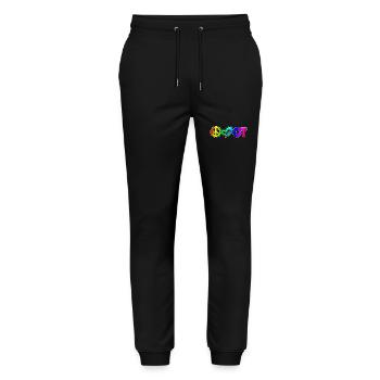 Occupational Therapy Peace - Stanley/Stella Mover Unisex Organic Jogging Trousers - black - Front - Marisol (170cm) & Nik (191cm)