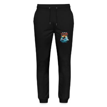 Join the fun! Water skiing gear that makes waves! - Stanley/Stella Mover Unisex Organic Jogging Trousers - black - Front - Marisol (170cm) & Nik (191cm)