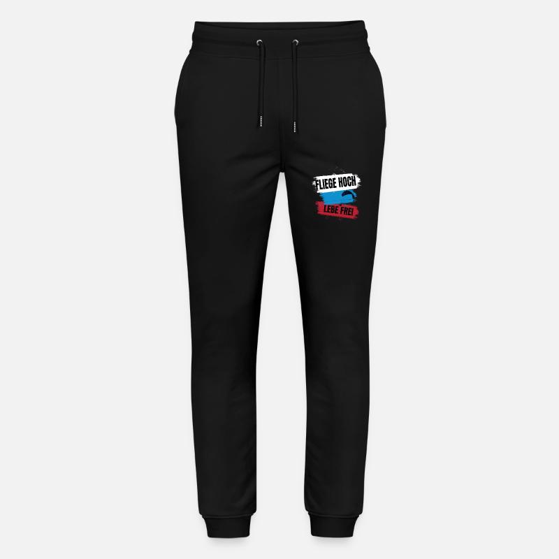 Paragliding - Fliege hoch, lebe frei - Stanley/Stella Unisex Bio Jogginghose Mover  - Schwarz