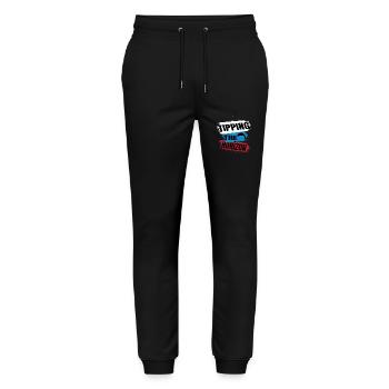 Tipping the Horizon – Paragliding Adventure - Stanley/Stella Mover Unisex Organic Jogging Trousers - black - Front - Marisol (170cm) & Nik (191cm)