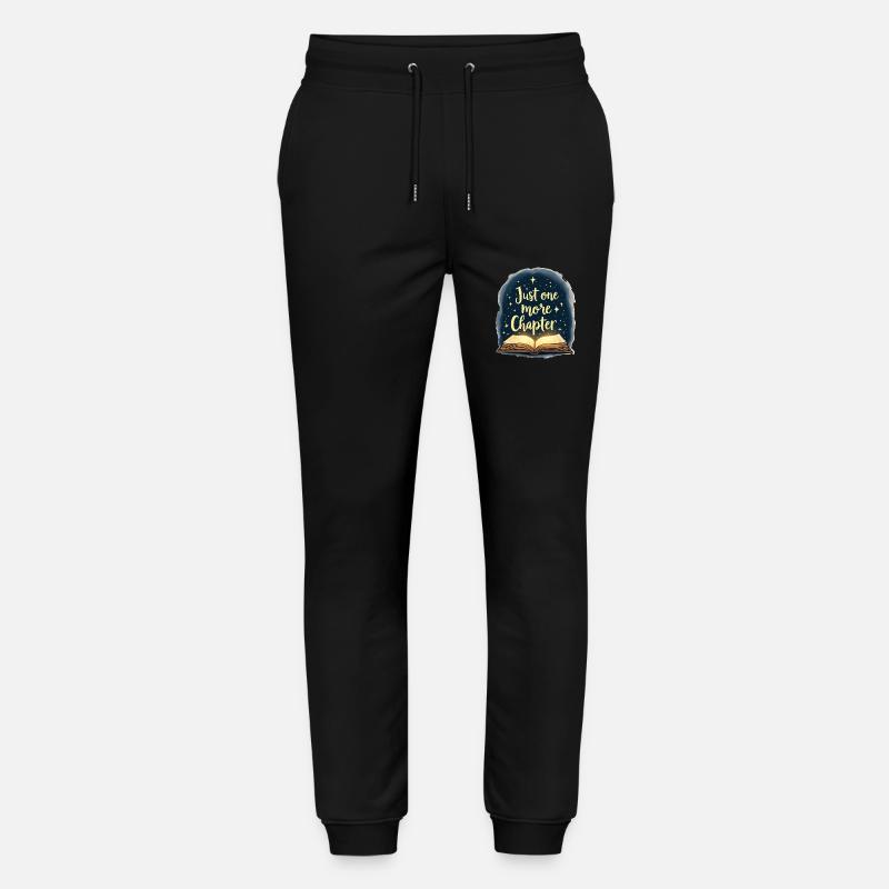 NUR NOCH EIN KAPITEL - Stanley/Stella Unisex Bio Jogginghose Mover  - Schwarz