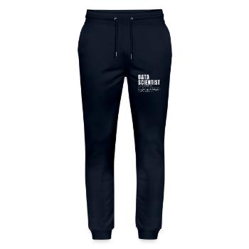 Funny Data Scientist Definition Occupation Occupat - Stanley/Stella Unisex Bio Jogginghose Mover  - Navy - Vorne - Marisol (170cm) & Nik (191cm)