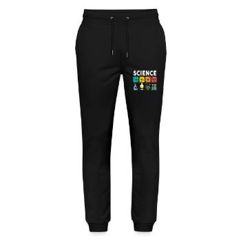 Science Teacher Chemistry Biology Physics Teacher - Stanley/Stella Mover Unisex Organic Jogging Trousers - black - Front - Marisol (170cm) & Nik (191cm)