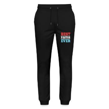 Pasteur - Pantalon de jogging bio MOVER Stanley/Stella unisexe - noir - Devant - Marisol (170cm) & Nik (191cm)