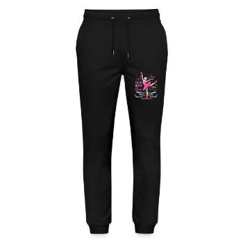Ballett: Wo Anmut auf Kraft trifft - Stanley/Stella Unisex Bio Jogginghose Mover  - Schwarz - Vorne - Marisol (170cm) & Nik (191cm)