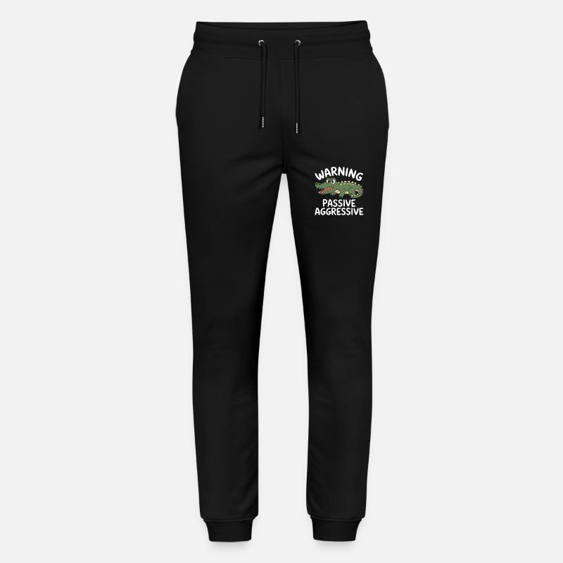 Beware Passive Aggressive - Stanley/Stella Mover Unisex Organic Jogging Trousers - black
