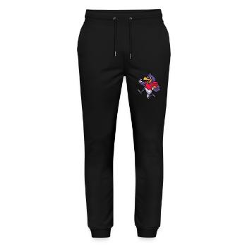 Sport Rugby Footballeur Raven Football - Pantalon de jogging bio MOVER Stanley/Stella unisexe - noir - Devant - Marisol (170cm) & Nik (191cm)