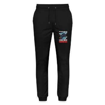 Scuba Diving You Can't Scare Me Snorkeling Swimmer - Stanley/Stella Unisex Bio Jogginghose Mover  - Schwarz - Vorne - Marisol (170cm) & Nik (191cm)
