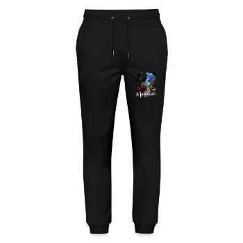 Madeira Island Portugal Vacation Souvenir Tours - Stanley/Stella Mover Unisex Organic Jogging Trousers - black - Front - Marisol (170cm) & Nik (191cm)