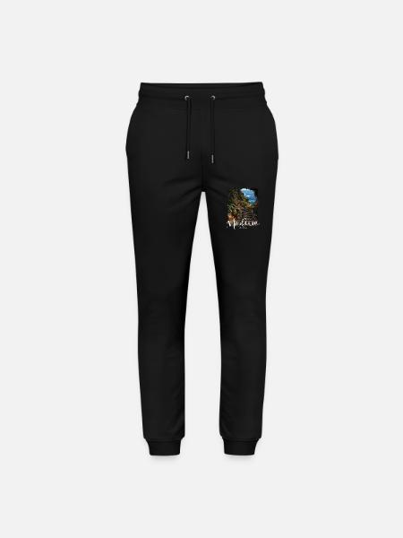 Madeira Island Portugal Urlaub Souvenir Reisen - Stanley/Stella Unisex Bio Jogginghose Mover - Schwarz