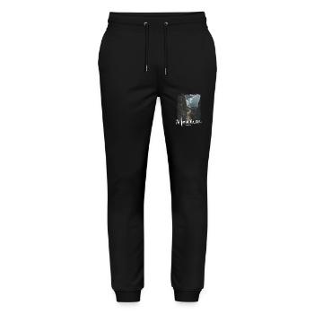 Madeira Island Portugal Vacation Souvenir Tours - Stanley/Stella Mover Unisex Organic Jogging Trousers - black - Front - Marisol (170cm) & Nik (191cm)