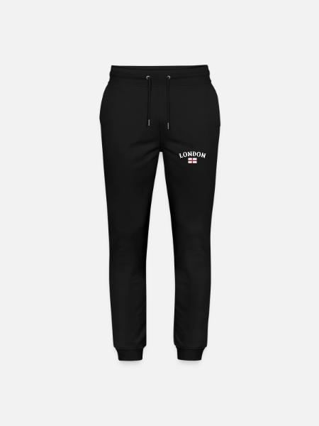 Londres Angleterre Anglais Drapeau Anglais - Pantalon de jogging bio MOVER Stanley/Stella unisexe - noir