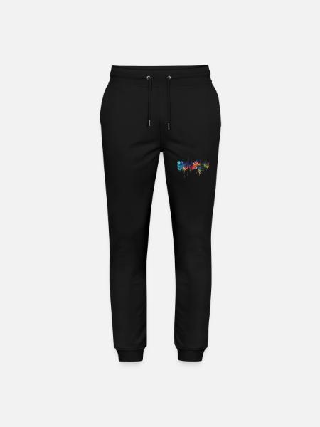 Kumamoto - Stanley/Stella Unisex Bio Jogginghose Mover  - Schwarz