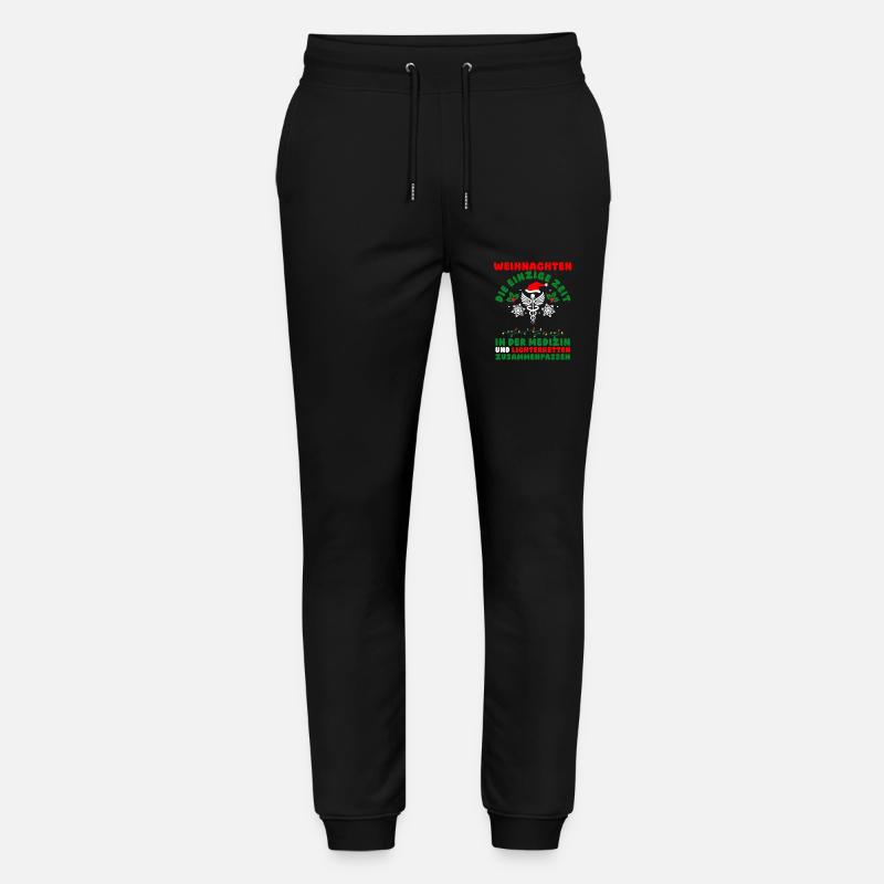 Weihnachtsmann Weihnachten Krankenschwester - Stanley/Stella Unisex Bio Jogginghose Mover  - Schwarz