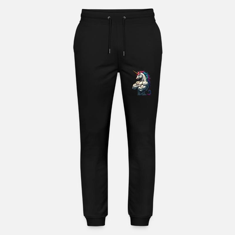 Unicorn Power - Stanley/Stella Unisex Bio Jogginghose Mover  - Schwarz