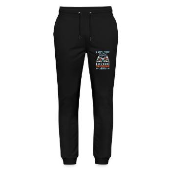 Scuba Diving A Short Story I Am A Proud Swimming - Stanley/Stella Unisex Bio Jogginghose Mover  - Schwarz - Vorne - Marisol (170cm) & Nik (191cm)