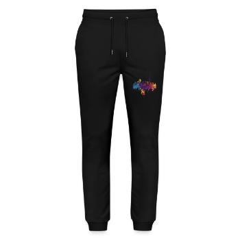 I - Stanley/Stella Mover Unisex Organic Jogging Trousers - black - Front - Marisol (170cm) & Nik (191cm)