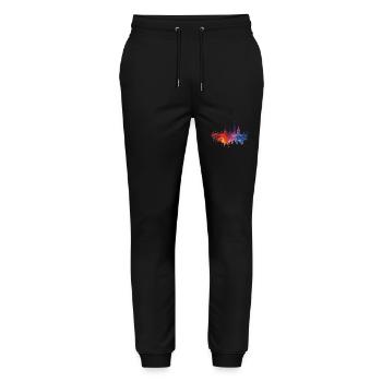 Suwalki - Stanley/Stella Unisex Bio Jogginghose Mover  - Schwarz - Vorne - Marisol (170cm) & Nik (191cm)