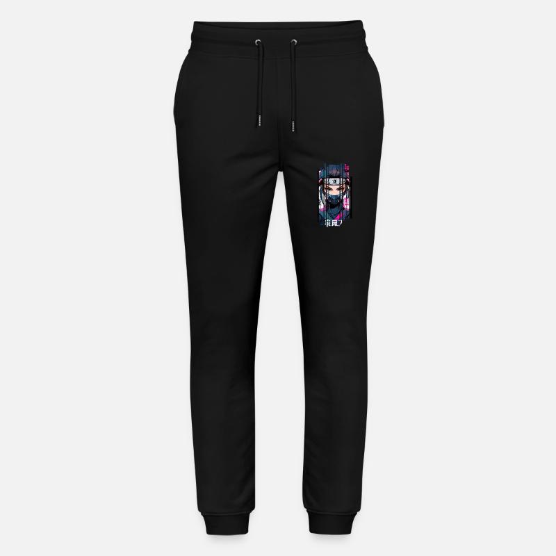 Cyborg ninja kanji - Pantalon de jogging bio MOVER Stanley/Stella unisexe - noir