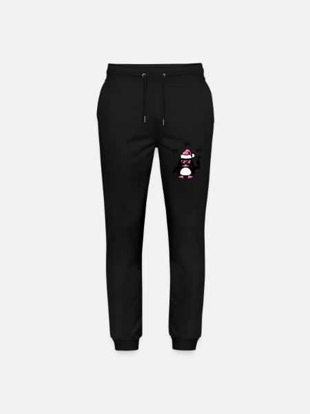 Beach Duck Christmas - Stanley/Stella Mover Unisex Organic Jogging Trousers - black