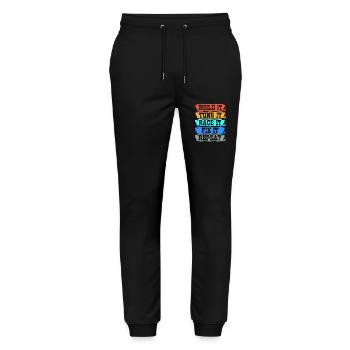 Motorist - Stanley/Stella Mover Unisex Organic Jogging Trousers - black - Front - Marisol (170cm) & Nik (191cm)