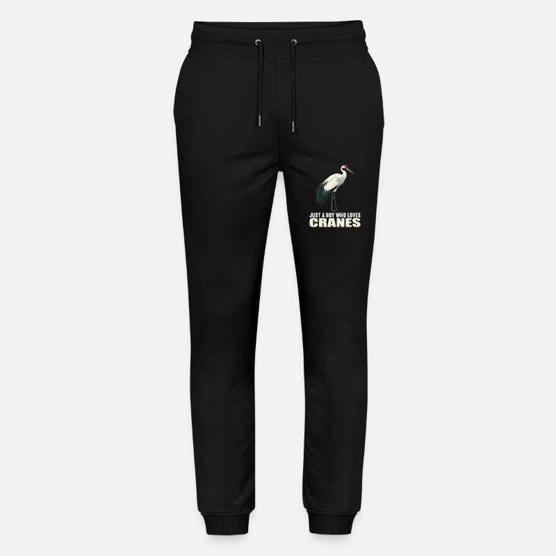 Kraniche Kranich - Stanley/Stella Unisex Bio Jogginghose Mover  - Schwarz