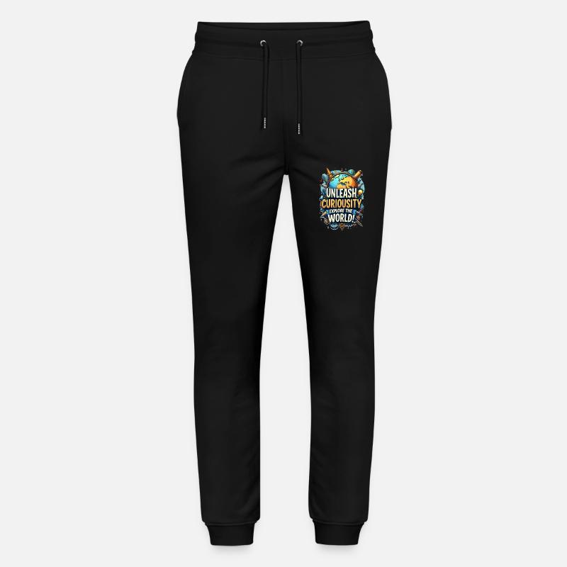 EXPLOREZ LE MONDE - Pantalon de jogging bio MOVER Stanley/Stella unisexe - noir