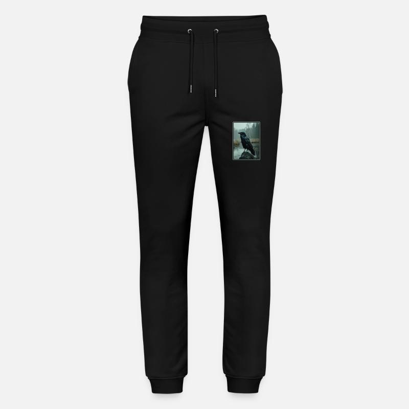 Krähen Krähe - Stanley/Stella Unisex Bio Jogginghose Mover  - Schwarz