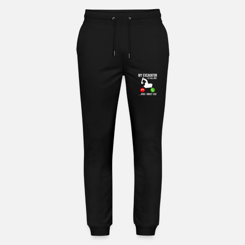 Bauarbeiter für Bagger - Stanley/Stella Unisex Bio Jogginghose Mover  - Schwarz