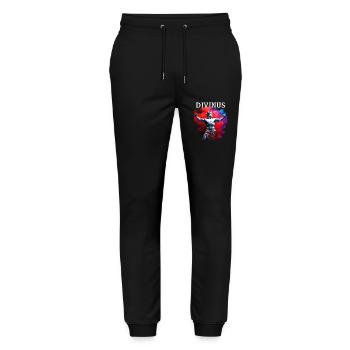 DIVINUS - Stanley/Stella Mover Unisex Organic Jogging Trousers - black - Front - Marisol (170cm) & Nik (191cm)