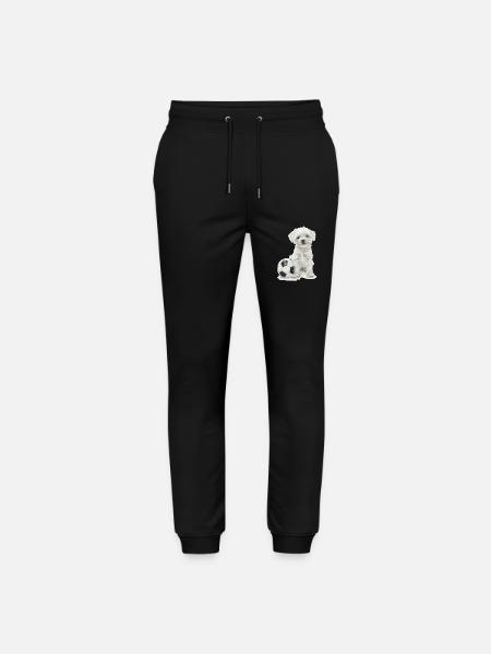 Maltese - Stanley/Stella Mover Unisex Organic Jogging Trousers - black
