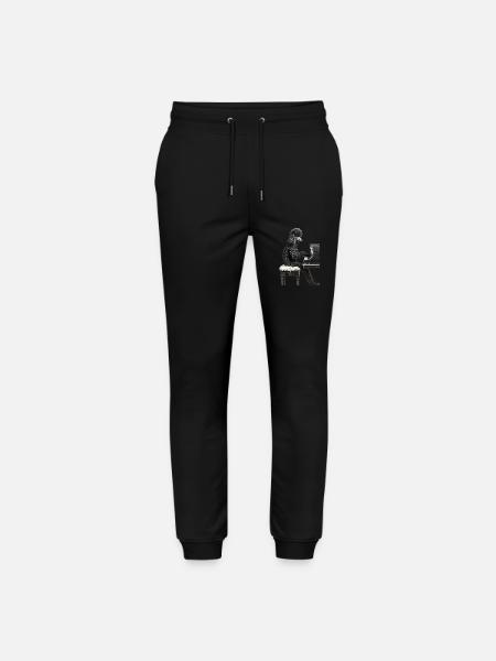 Poodle - Stanley/Stella Mover Unisex Organic Jogging Trousers - black