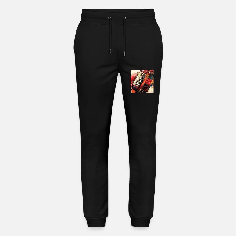Accordéon - Pantalon de jogging bio MOVER Stanley/Stella unisexe - noir