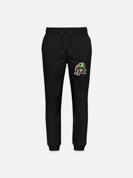 TURTLE - Stanley/Stella Mover Unisex Organic Jogging Trousers - black