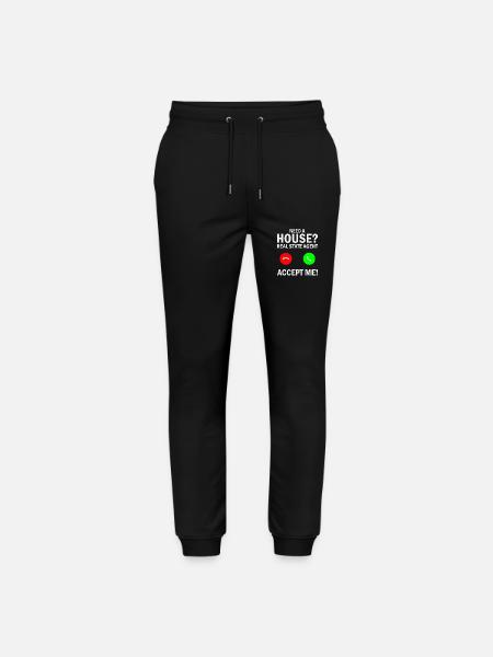 Realtor Real Estate Agent - Stanley/Stella Mover Unisex Organic Jogging Trousers - black