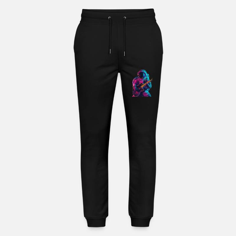 Astronaut Gitarre - Stanley/Stella Unisex Bio Jogginghose Mover  - Schwarz