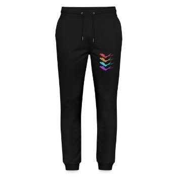 Dive - Stanley/Stella Mover Unisex Organic Jogging Trousers - black - Front - Marisol (170cm) & Nik (191cm)