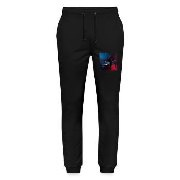 piano - Pantalon de jogging bio MOVER Stanley/Stella unisexe - noir - Devant - Marisol (170cm) & Nik (191cm)