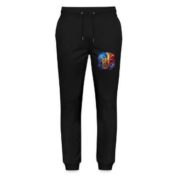 Tuba - Stanley/Stella Unisex Bio Jogginghose Mover  - Schwarz - Vorne - Marisol (170cm) & Nik (191cm)