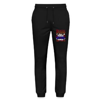 I Am A Proud Softball Mom - Stanley/Stella Mover Unisex Organic Jogging Trousers - black - Front - Marisol (170cm) & Nik (191cm)