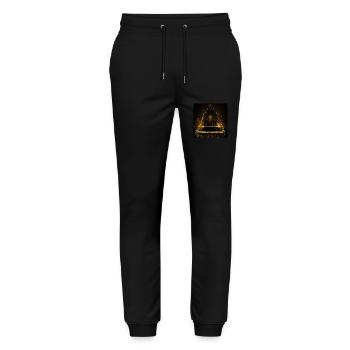 Klavier - Stanley/Stella Unisex Bio Jogginghose Mover  - Schwarz - Vorne - Marisol (170cm) & Nik (191cm)
