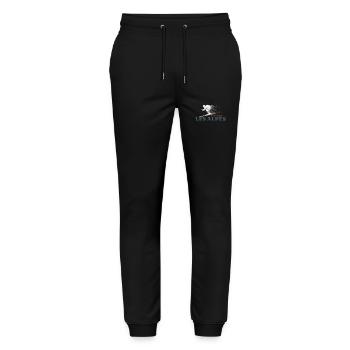 Les Alpes Ski Französisch Les Alpes Ski French - Stanley/Stella Mover Unisex Organic Jogging Trousers - black - Front - Marisol (170cm) & Nik (191cm)