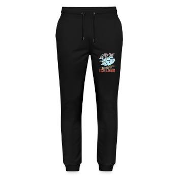 Let's Just Go And See The Sites Of Iceland - Stanley/Stella Mover Unisex Organic Jogging Trousers - black - Front - Marisol (170cm) & Nik (191cm)