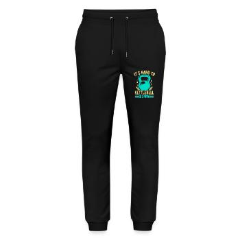 Fitness Fanatics Hard to Kettlebell Down - Stanley/Stella Mover Unisex Organic Jogging Trousers - black - Front - Marisol (170cm) & Nik (191cm)